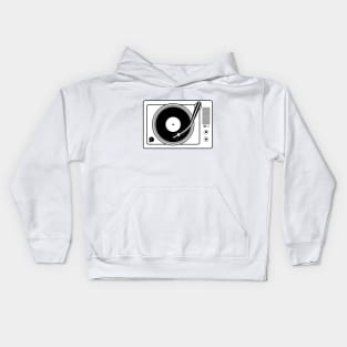 Record player Kids Hoodie